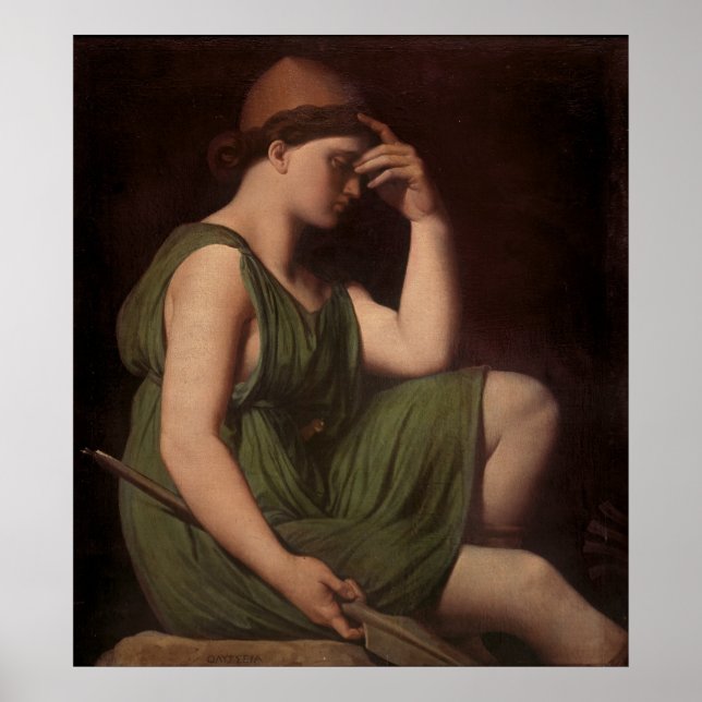 Póster Odysseus, study for the Apotheosis of Homer (Frente)