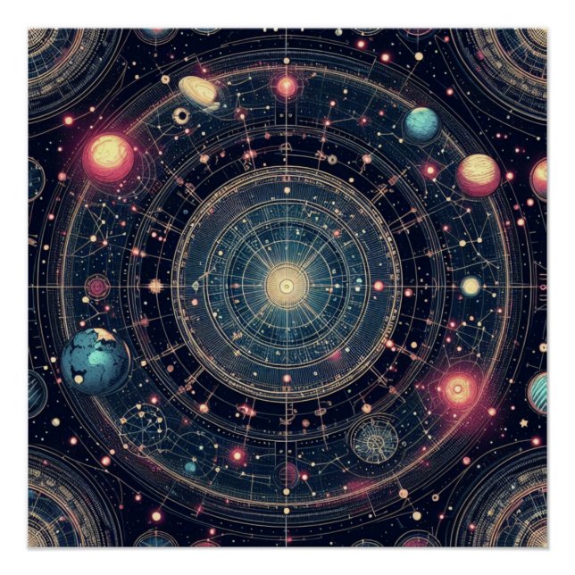Póster Odyssey cósmico (Anverso)