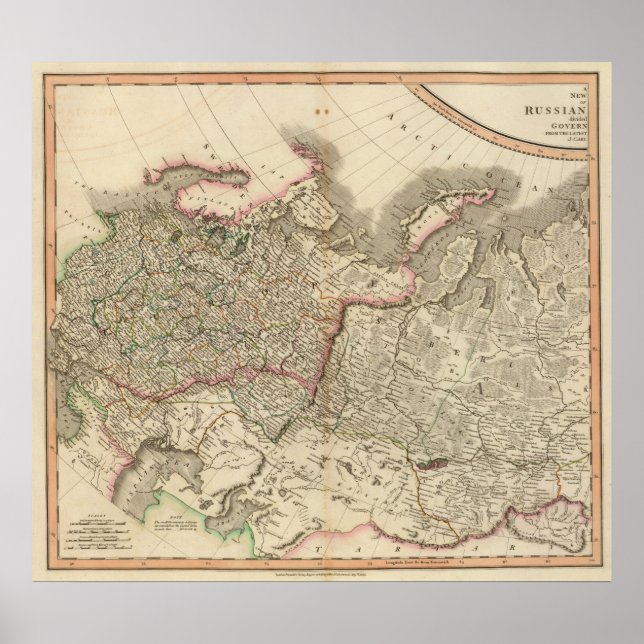 Póster Oeste del Imperio Ruso (Frente)