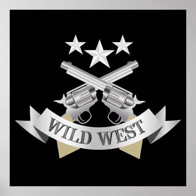 Póster Oeste salvaje (Frente)