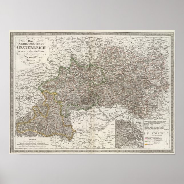 Póster Oesterreich - Viena (Frente)