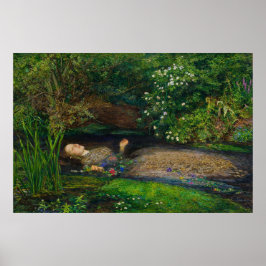 Póster Ofelia por John Everett Millais