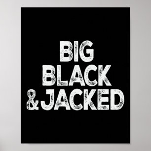Póster Ofensiva Gran Negro Y Gimnasio Jackeado Orgullo M