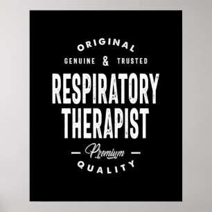 Póster Oferta de empleo de terapeuta respiratoria