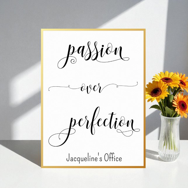 Póster Oferta de éxito Oficina de pasiones en blanco negr (Subido por el creador)