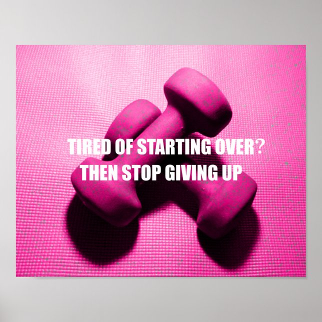 Póster Oferta de motivación de resolución no se rinde | P (Frente)