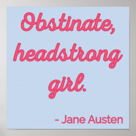 Póster Oferta de Orgullo y Prejuicio II - Estilo Cuto