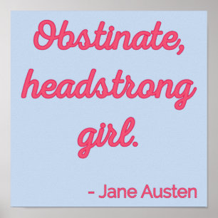 Póster Oferta de Orgullo y Prejuicio II - Estilo Cuto