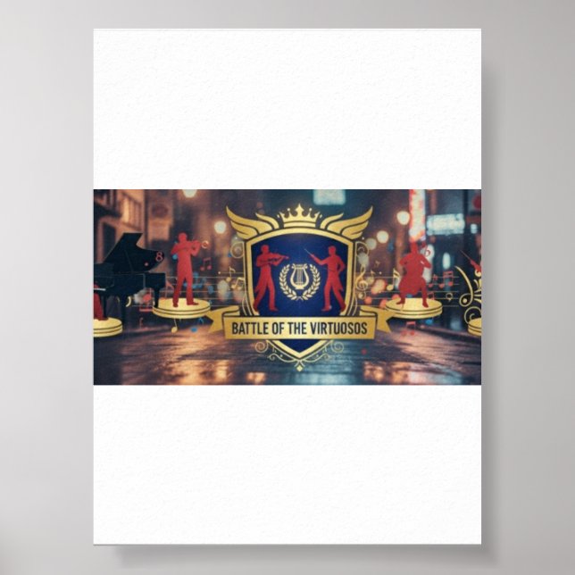 Póster Official Battle of the Virtuosos  (Frente)