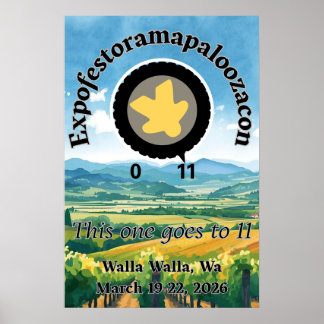 Póster Official EFORP 11 "This One Goes to Eleven"