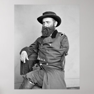 Póster Oficial de guerra civil uniarmada, años 1860