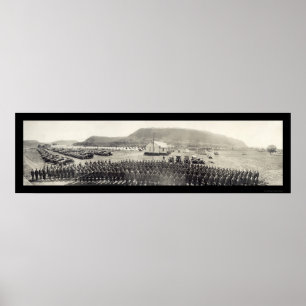 Póster Oficial Fort Sam Houston Foto 1919