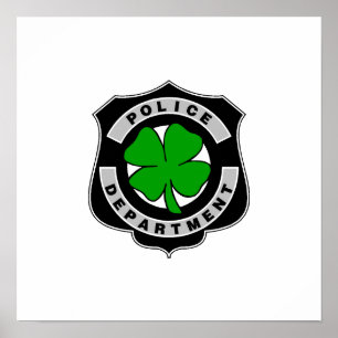 Póster Oficiales de policía irlandeses