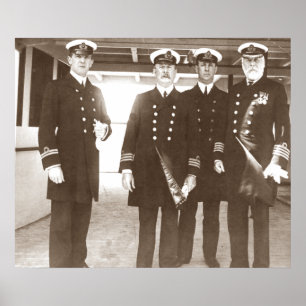 Póster Oficiales del Titanic antes de la partida C 1912
