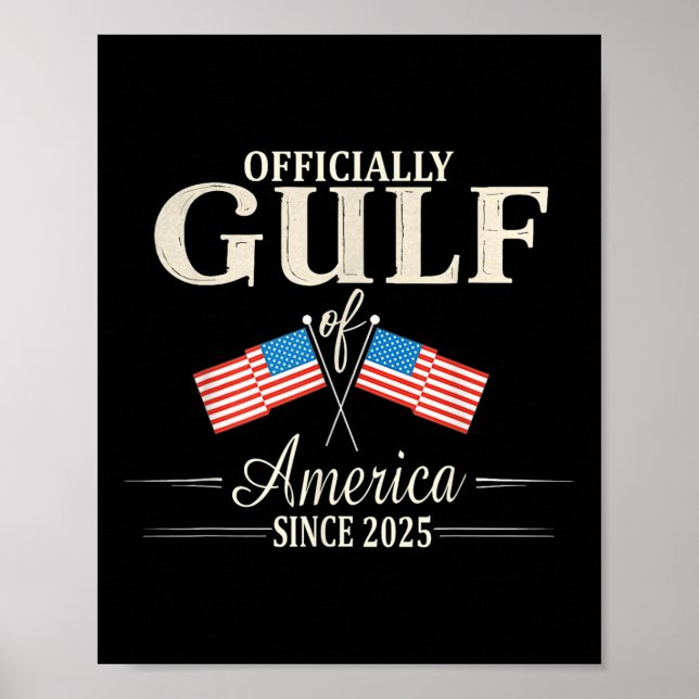 Póster Oficialmente Golfo De Los Estados Unidos De Améric (Frente)