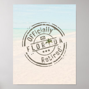Póster Oficialmente Retirado en Playa Tropical del Océano