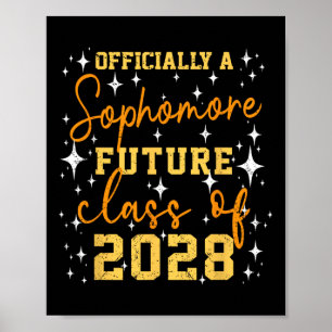 Póster Oficialmente un futuro estudiante de segundo año d