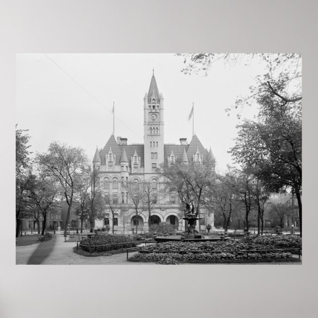 Póster Oficina de correos (Frente)