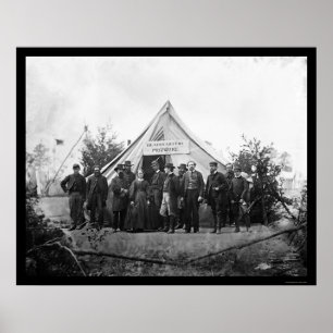 Póster Oficina de Correos en Falmouth, VA 1863