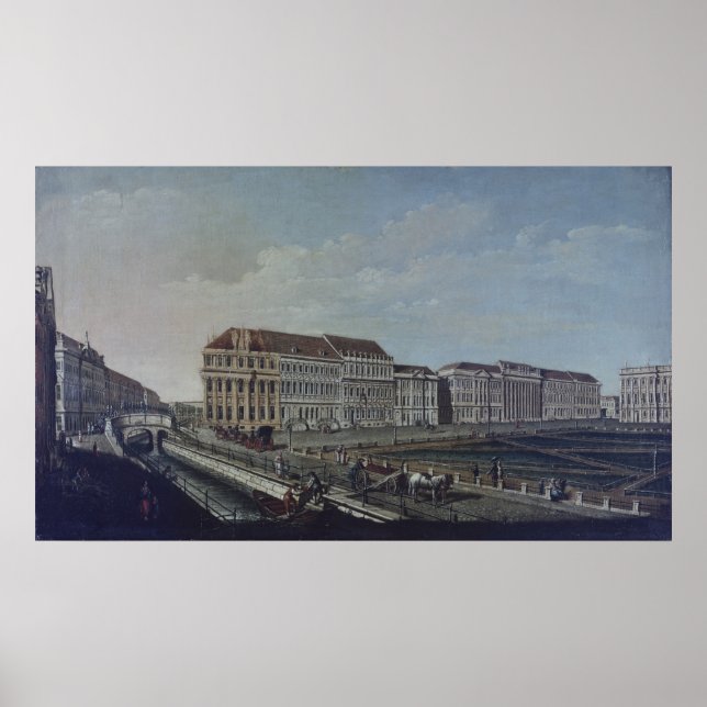 Póster Oficina de Correos en Potsdam, 1784 (Frente)