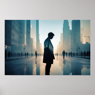 Póster Oficina de Financiación Comercial de Doble Exposic