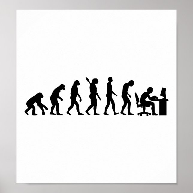 Póster Oficina de informática de evolución (Frente)