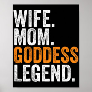 Póster Oficina de ocupación divertida de leyenda de mamá