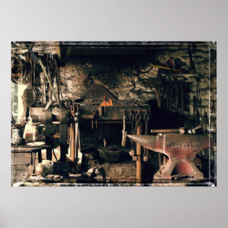 Póster Oficina del herrero