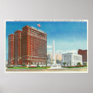 Póster Oficina Estatal de Nueva York, Hotel Statler