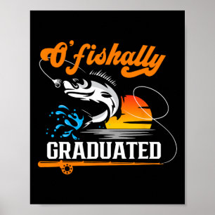 Póster O'fishally Licenciado Amante de la Pesca Fiesta de