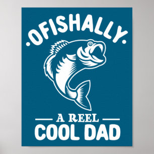 Póster Ofishally Un Papá Genial de Verdad Amante de la Pe