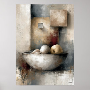 Póster Ofrenda de cosecha Wabi-Sabi Moderno Abstracto Jap