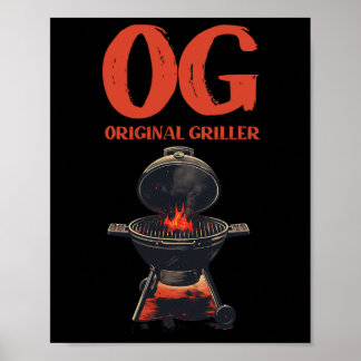 Póster Og Original Griller Bbq Byrbecue Pitmaster Grill S