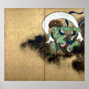 Póster Ogata Kōrin Wind