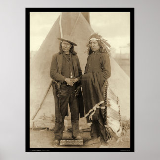 Póster Oglala Chiefs Red Cloud & American Horse SD 1891