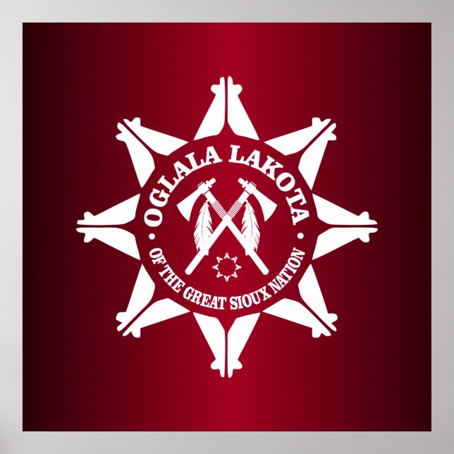 Póster Oglala Lakota (Frente)