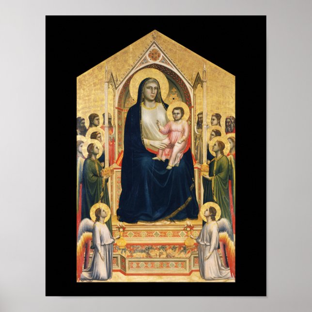 Póster Ognissanti Madonna, Giotto, 1306-1310 (Frente)