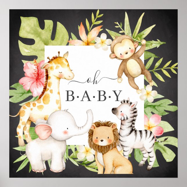 Póster Oh Baby Jungle Poster (Frente)