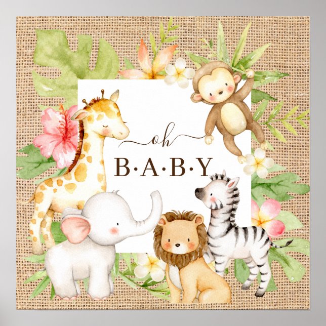 Póster Oh Baby Jungle Poster (Frente)