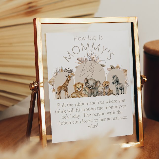 Póster Oh Baby Safari Boho Shower Qué gran juego de la pa (Subido por el creador)