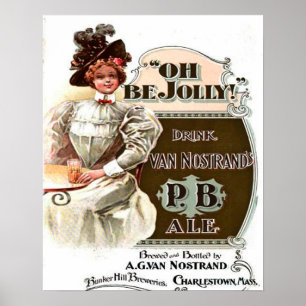 Póster Oh Be Jolly, Bebe Van Nostrand P.B. Ale