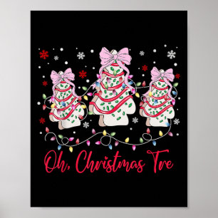 Póster Oh Cakes de Árbol de Navidad Debbie Becky Jen Snac