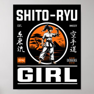 Póster ¡Oh Chica Precisión De Ryu Y Estilo En El Diseño D