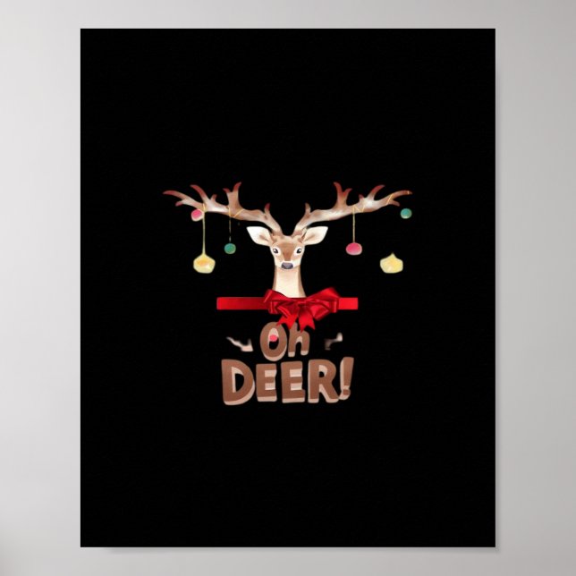 Póster Oh Deer Clásico Ambiente  (Frente)
