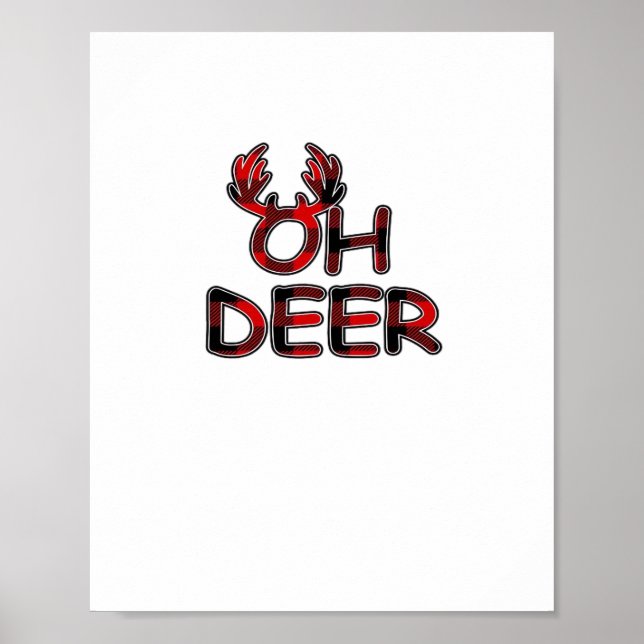 Póster Oh Deer Clean Layout  (Frente)