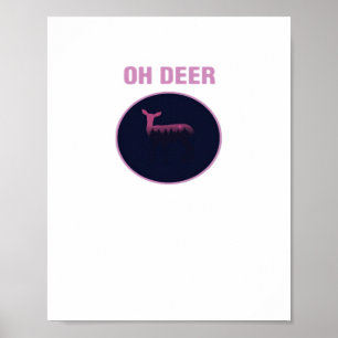 Póster Oh Deer Estética Moderna