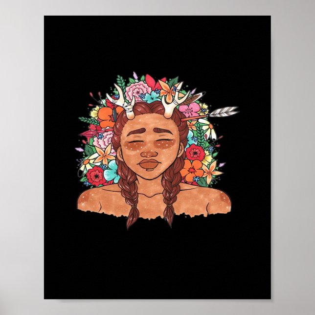 Póster Oh Deer Estética Moderna  (Frente)
