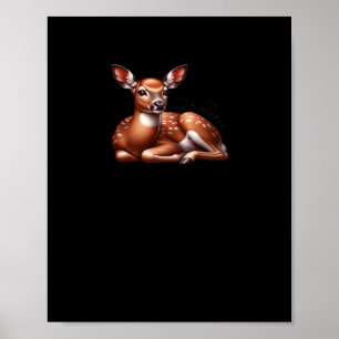Póster Oh Deer Estética Moderna Tendenciosa