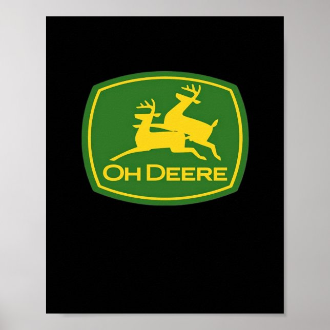 Póster Oh Deer Minimal Modern Design  (Frente)