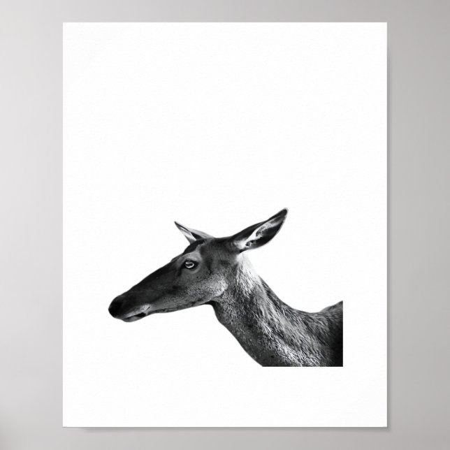 Póster Oh Deer Modern Aesthetic Vibe  (Frente)